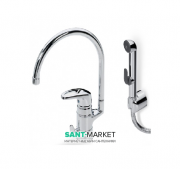 Cмеситель однорычажный для кухни  Oras Safira с ручным душем 1033