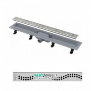 Водосточный желоб AlcaPlast APZ8 850 мм с решеткой Simple APZ8-850m