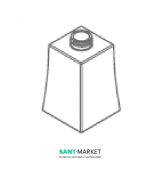 Колба для настінного диспенсера Sonia S7 скло 163526