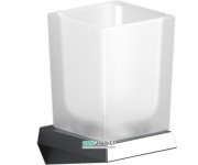 Cтакан для зубних щіток Sonia S8 настінний білий / хром 161812