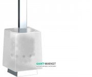 Йоржик для унітазу Sonia S7 настінний хром / білий 131914