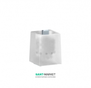 Колба для йоржик для унітазу Sonia S7 скло білий 129386