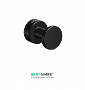Крючок для ванной Sonia Tecno Project Black одинарный чёрный матовый 170364