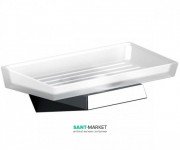 Мильниця для ванною Sonia S8 настінна білий / хром +161829