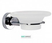 Мыльница для ванной Sonia Tecno Project настенная хром/белый 117048