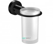 Cтакан для зубных щеток Sonia Tecno Project Black белый/чёрный матовый 166237