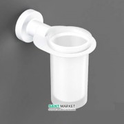 Cтакан для зубних щіток Sonia Tecno Project White настінний білий 166114