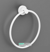 Настінний тримач-кільце для рушників Sonia Tecno Project White білий 176847