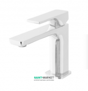 Смеситель для раковины Treemme Hask однорычажный белый матовый 6A11BB