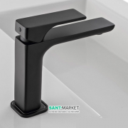Змішувач для раковини Treemme Hask змішувач чорний матовий 6A11NN