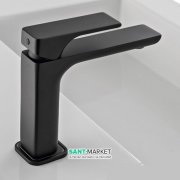 Змішувач для раковини Treemme Hask змішувач чорний матовий 6A11NN