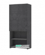 Пенал підвісний Hatria Mobili лівий МДФ сірий Y3A1GG