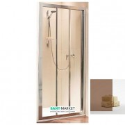 Душові двері Radaway Treviso DW 100 профіль хром коричневе скло 32323-01-08N
