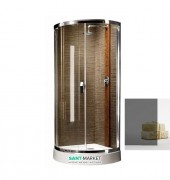 Душевая кабина Radaway Diana 90х90 см профиль хром стекло графит 30302-01-05NA