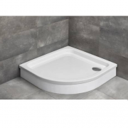 Душевой поддон Radaway Quattra 925х925 мм жидкий мрамор белый MQA9292-03-01