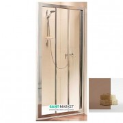 Душові двері Radaway Treviso DW 120 профіль хром коричневе скло 32333-01-08N