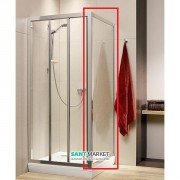 Стінка душова Radaway Treviso S 75 профіль хром прозоре скло 32433-01-01N