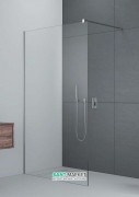 Стінка душова Radaway Classic Walk-In 140 профіль хром прозоре скло 390140-01-01