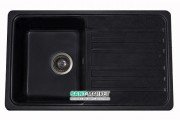 Мийка для кухні прямокутна Буль-Буль Versal обертаємося врізна Маграніт світло-чорний 109080004
