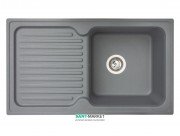 Мийка для кухні прямокутна Буль-Буль Orlean врізна Маграніт сірий 112080013