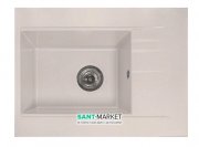 Мийка для кухні прямокутна Буль-Буль Bodrum 650 врізна Маграніт пісочний 115060007
