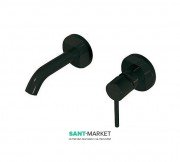 Змішувач для раковини Tres Study Exclusive настінний змішувач чорний матовий 26220080NM