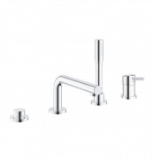 Змішувач для ванни Grohe Concetto New на 4 отвори з ручним душем і перемикачем хром 19576002