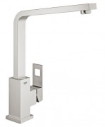 Смеситель для кухни Grohe Eurocube однорычажный сталь 31255DC0