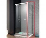 Стенка душевая Radaway Twist S 100 профиль хром прозрачное стекло 382013-01