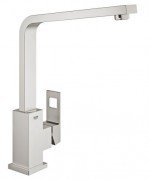 Смеситель для кухни Grohe Eurocube однорычажный сталь 31255DC0