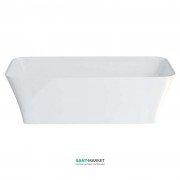 Ванна кам'яна окремостояча Burlington Palermo 179x75 см білий N5C