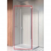 Душевая дверь Radaway Nes KDS II 120 левая профиль хром прозрачное стекло 10033120-01-01L