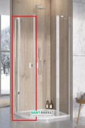 Душові двері Radaway Nes PDD II 100 ліва профіль хром прозоре скло 10030100-01-01L