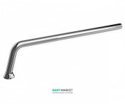 Сполучна труба сифона з горизонтальним відведенням Burlington хром W21