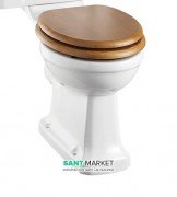 Унитаз моноблок Burlington санфарфор белый P5