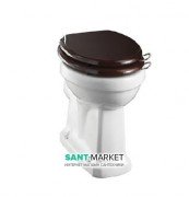 Унитаз моноблок Burlington санфарфор белый Р2