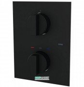Термостат для душа GRB Kala Black встраиваемый чёрный матовый 60130601