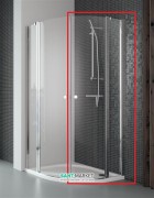 Душові двері Radaway Eos II PDD 80 права профіль хром прозоре скло 3799470-01R