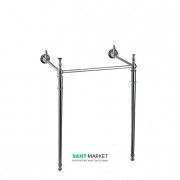 Консоль під прямокутну раковину Burlington 59.8 см латунь хром T23A CHR