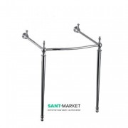 Консоль под раковину Burlington 60 см латунь хром T49A CHR