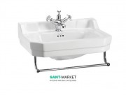 Раковина підвісна Burlington Edwardian 56 x 47 см санфарфор білий B4 1TH