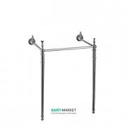 Консоль под прямоугольную раковину Burlington 59.8 см латунь хром T23A CHR