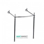 Консоль під раковину Burlington 60 см латунь хром T49A CHR