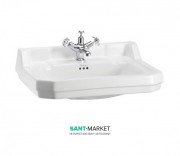 Раковина підвісна Burlington Edwardian 61 x 51 см санфарфор білий B5 1TH