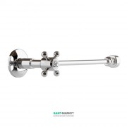 Запірний вентиль для бачка Burlington латунь хром W25