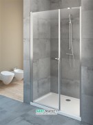 Душевая дверь Radaway Eos DWS 120 левая профиль хром прозрачное стекло 37992-01-01NL