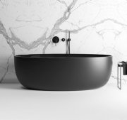 Ванна из литого камня iStone QLIUIA WD6599 hight glossy black