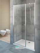 Душевая дверь Radaway Eos DWS 120 левая профиль хром прозрачное стекло 37992-01-01NL