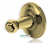 Крючок для ванной Burlington одинарный латунь золото A14 GOL