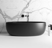 Ванна з литого каменю iStone QLIUIA WD6599 hight glossy black